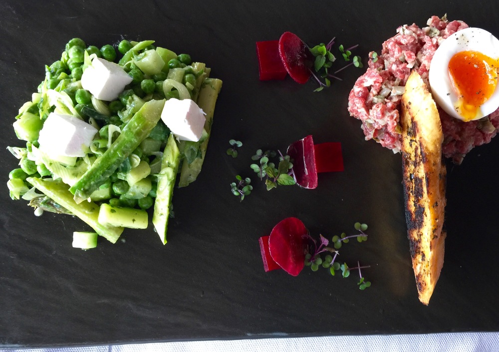 HAUTE CUISINE AT DUKLEY BEACH RESTAURANT, BUDVA, MONTENEGRO.