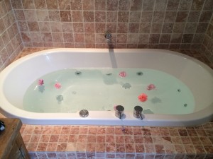 Epsom salt bath