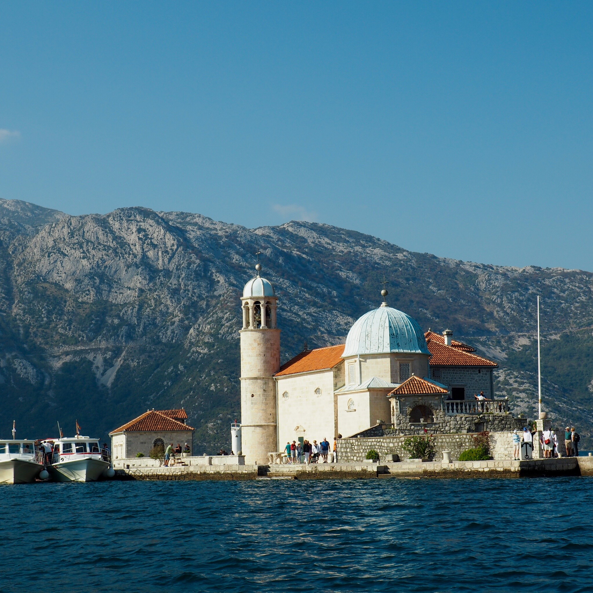 Island off Perast in the Bay of Kotor