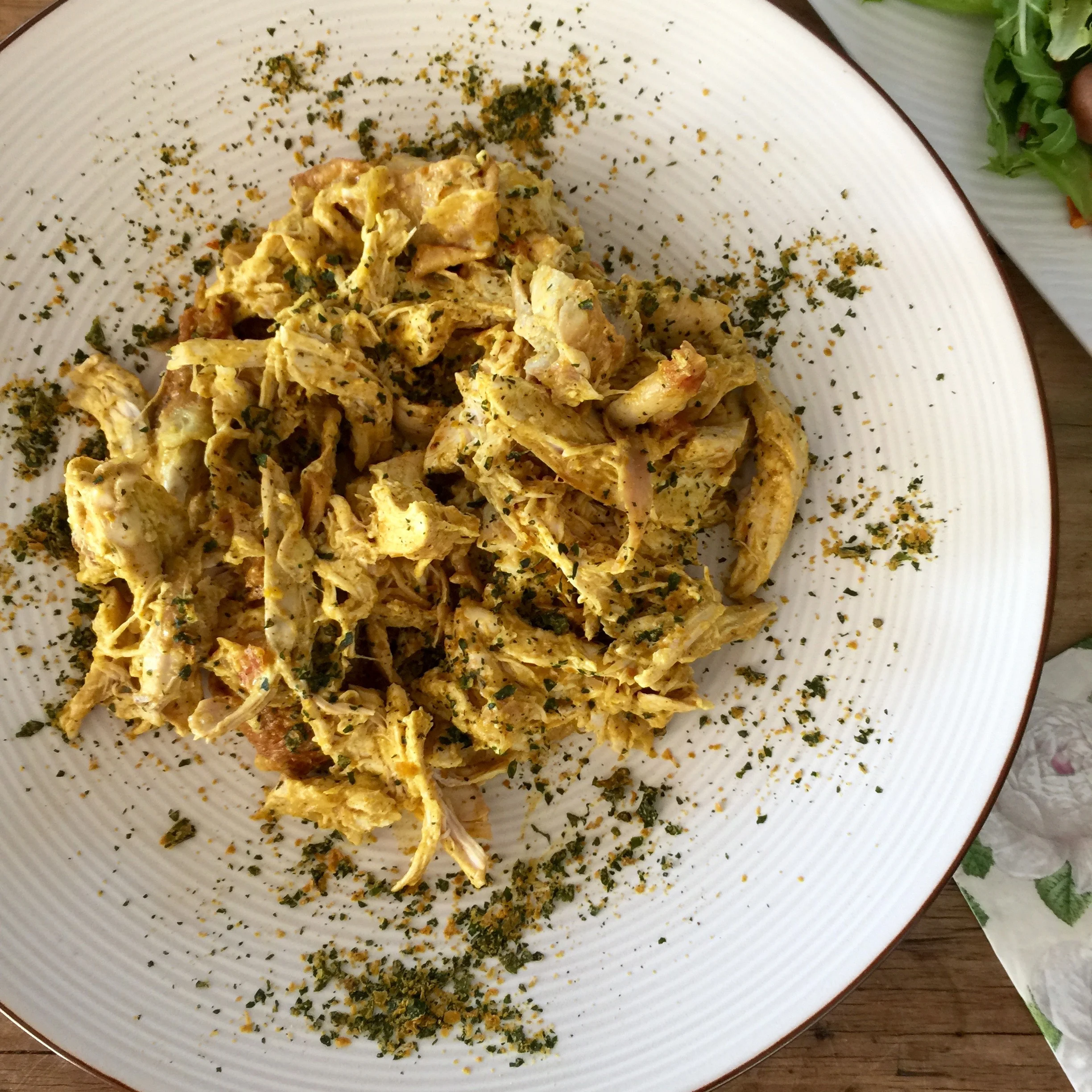 My version of coronation chicken.