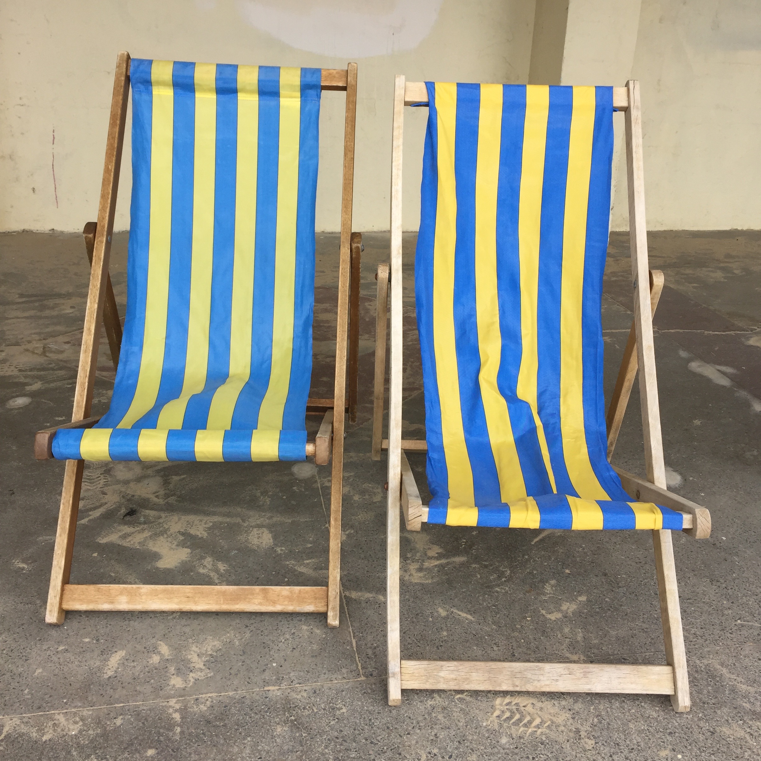 Two by two deckchairs. what do you do if there's only one of you?