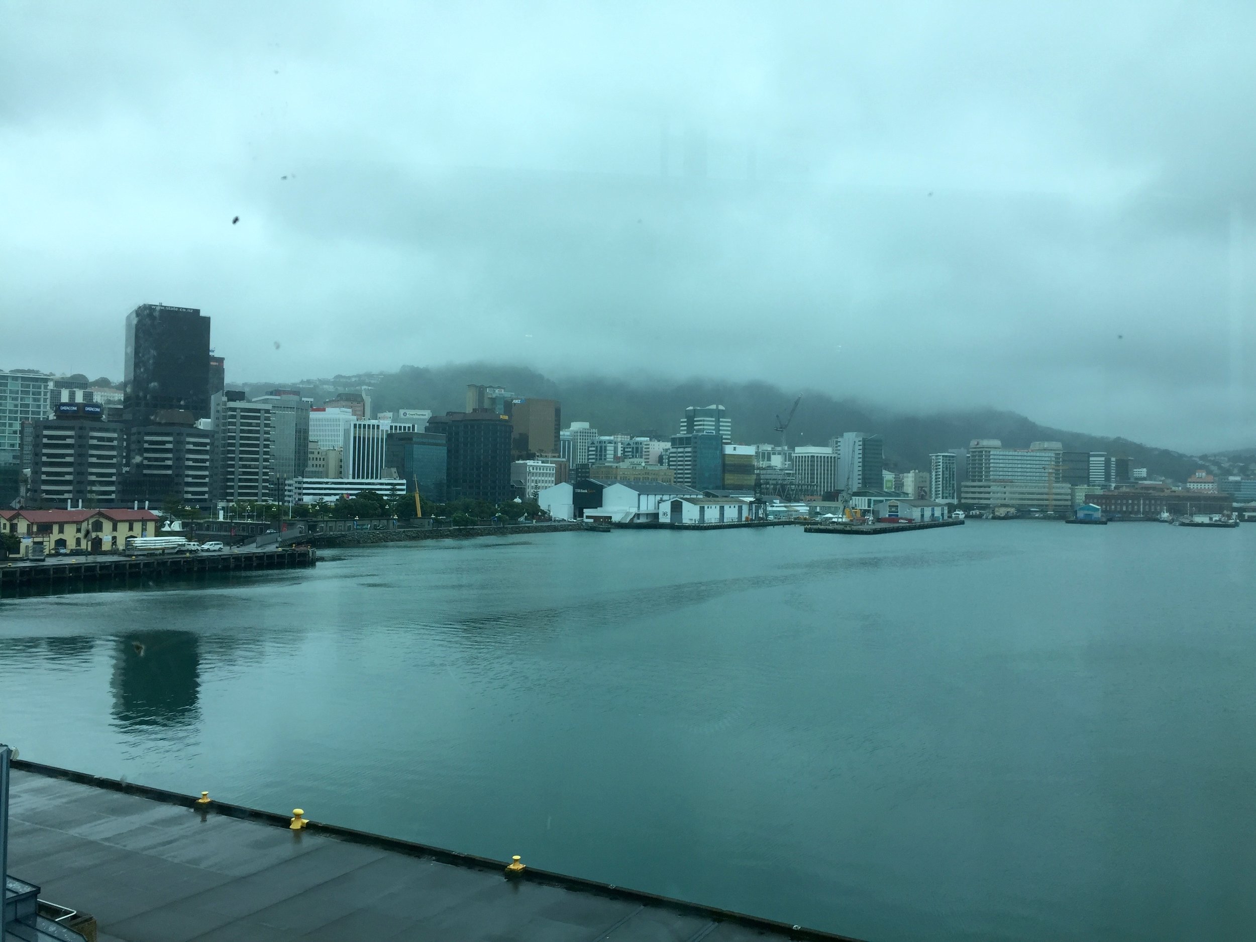 Wellington. The weather's often inclement! But it's still a beautiful city.