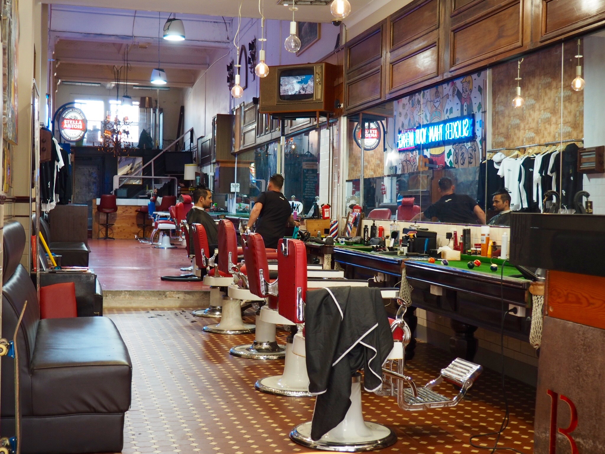 Hipster barber. Melbourne.