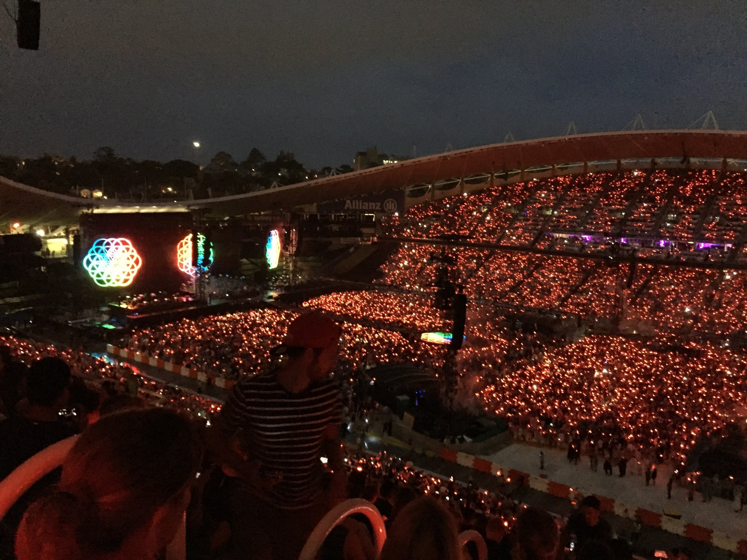 Coldplay in Sydney.