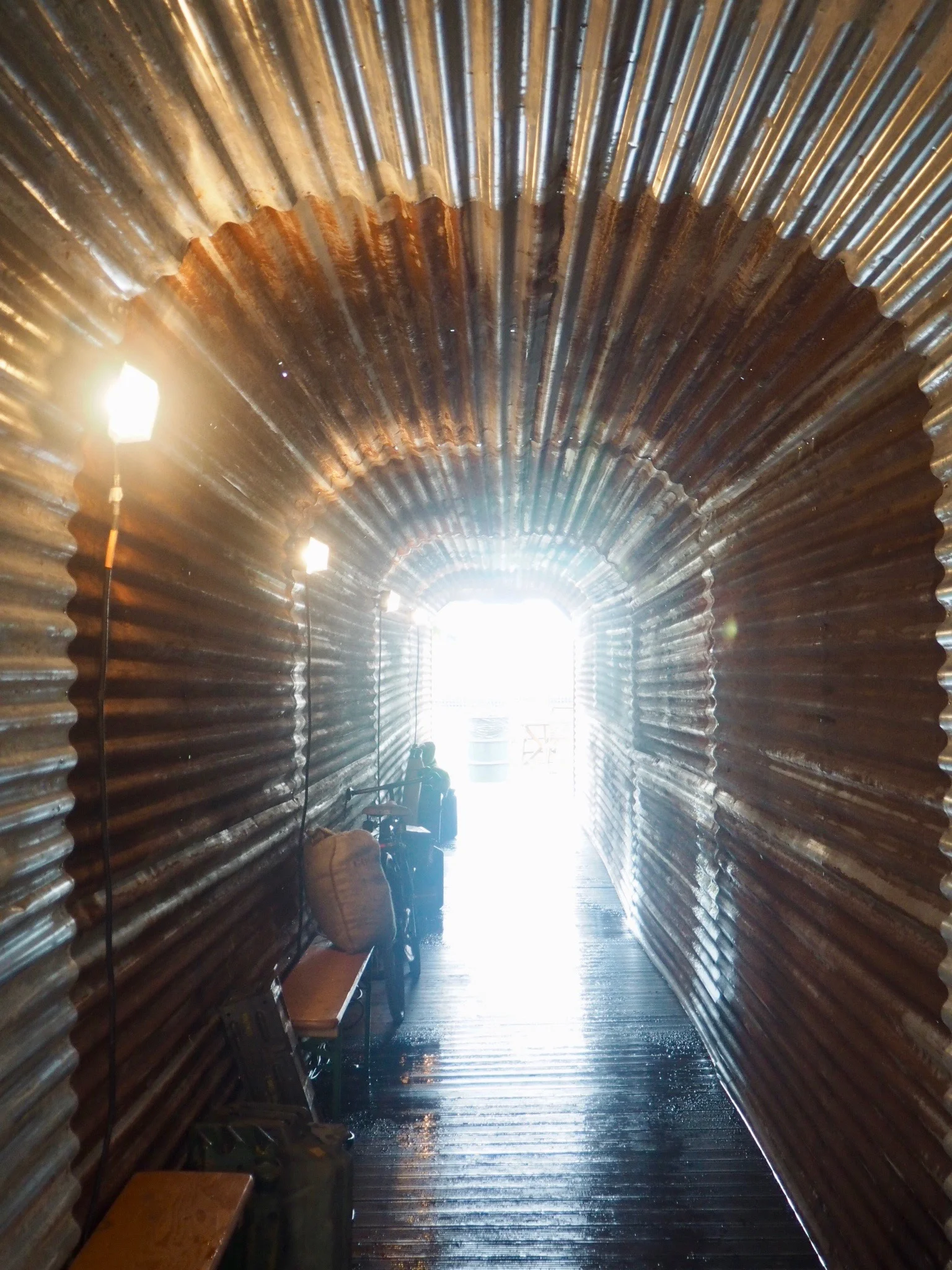 Love the way everything at Goodwood Revial, from the loos to the tunnels, has a War theme!