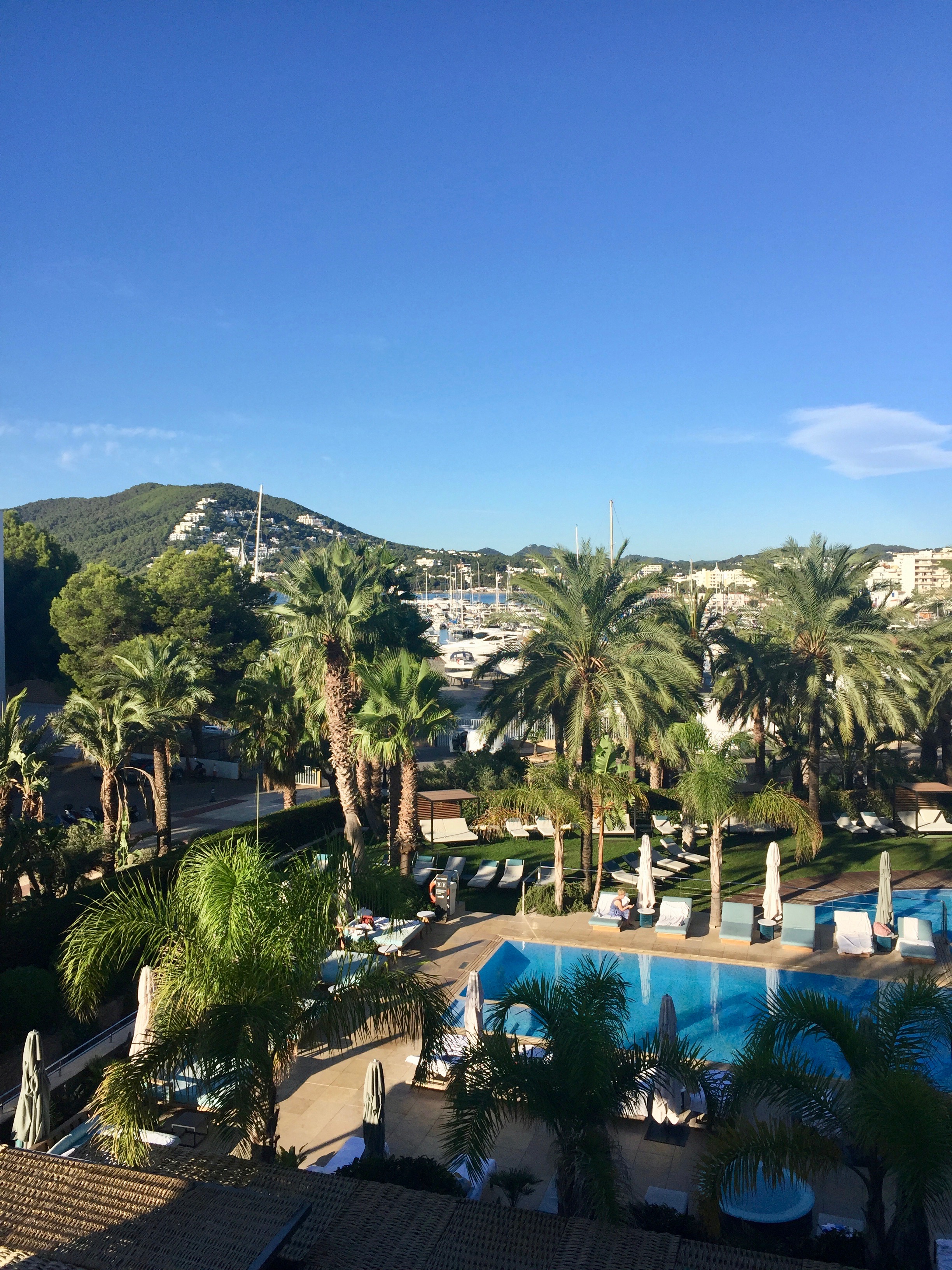 Room with a view. Aguas de Ibiza, Santa Eulalia.