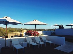 Cava on the roof terrace