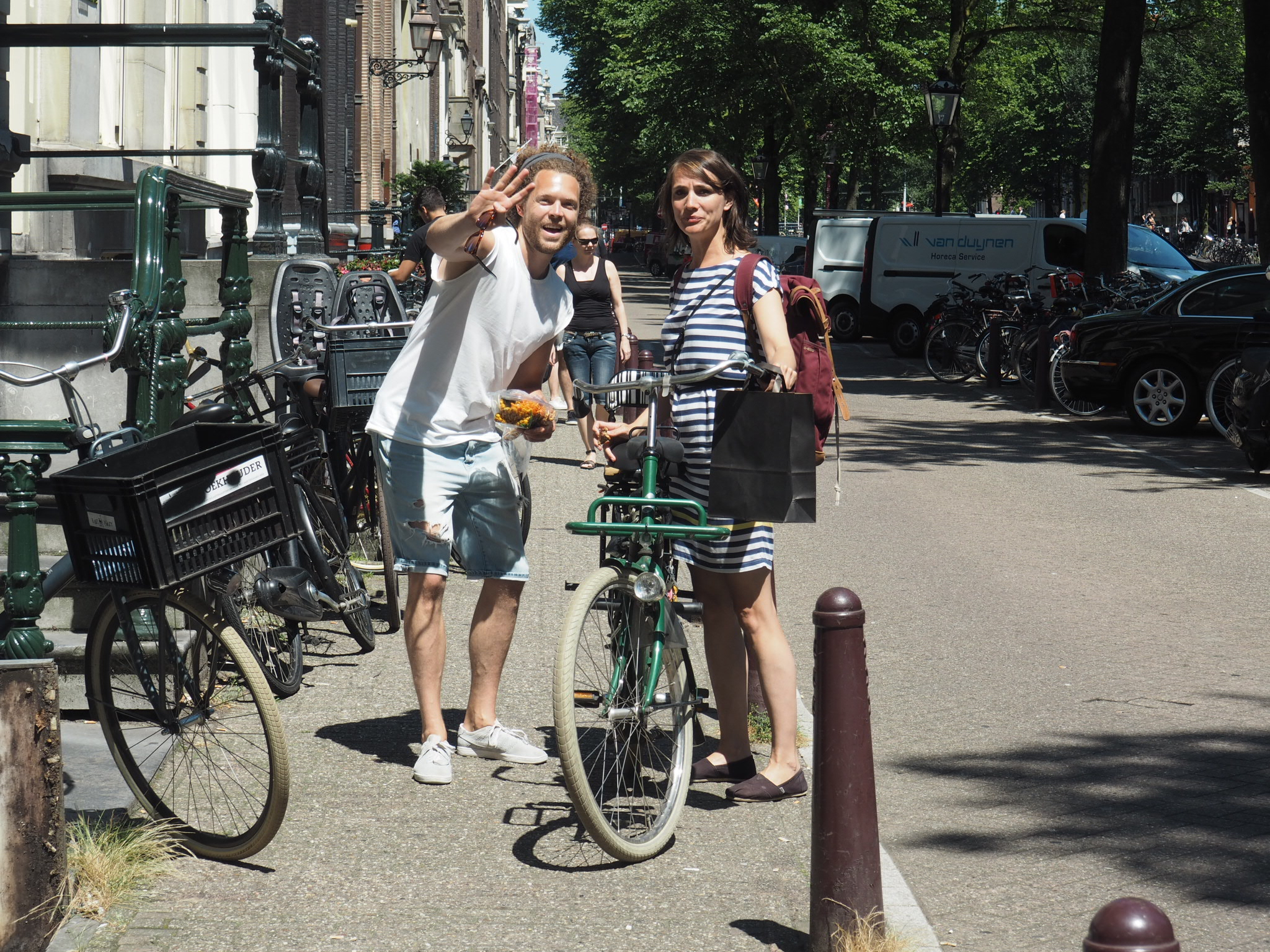 Cyclists in Amsterdam