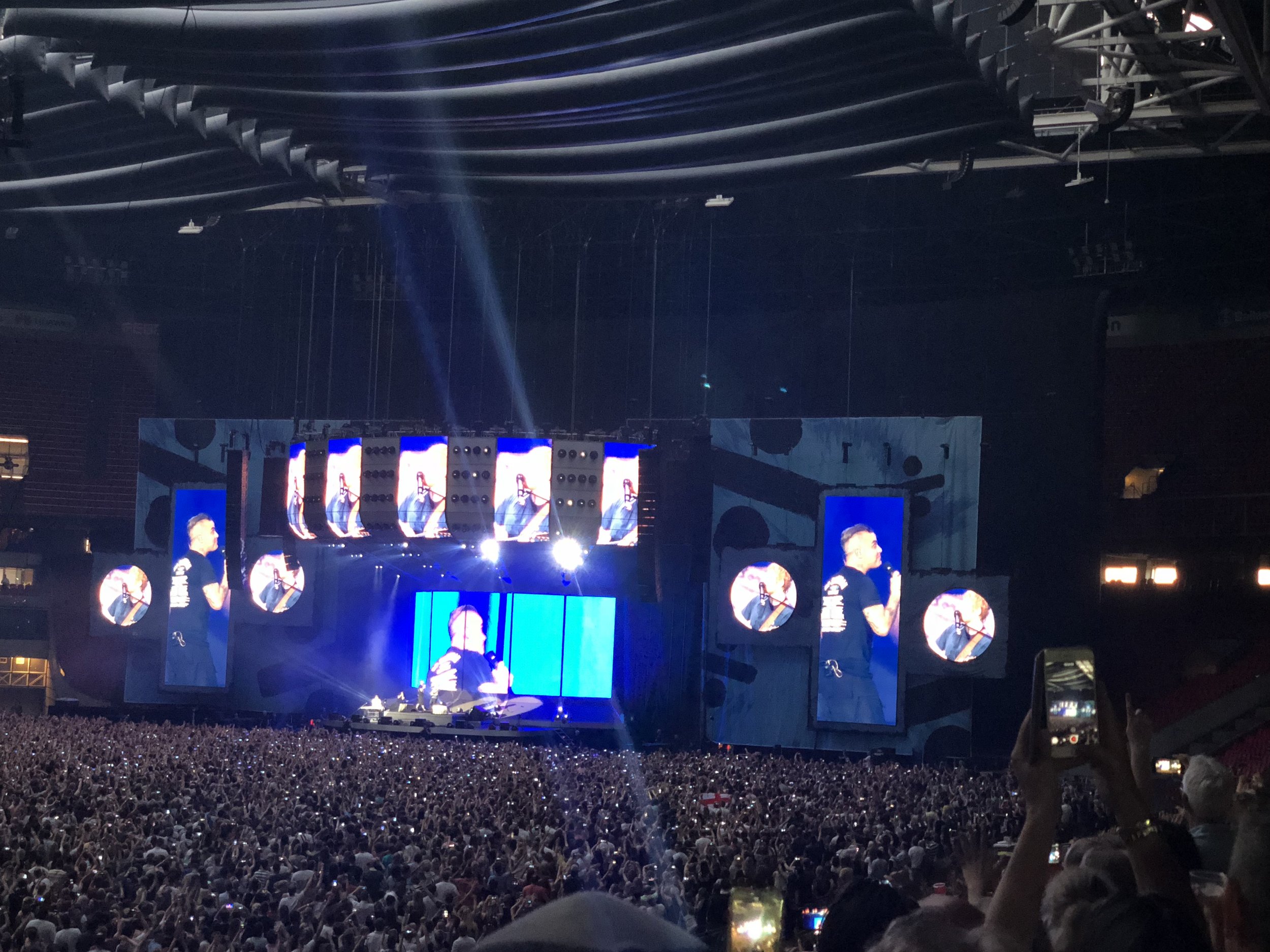 Robbie Williams joining Ed Sheeran, Amsterdam