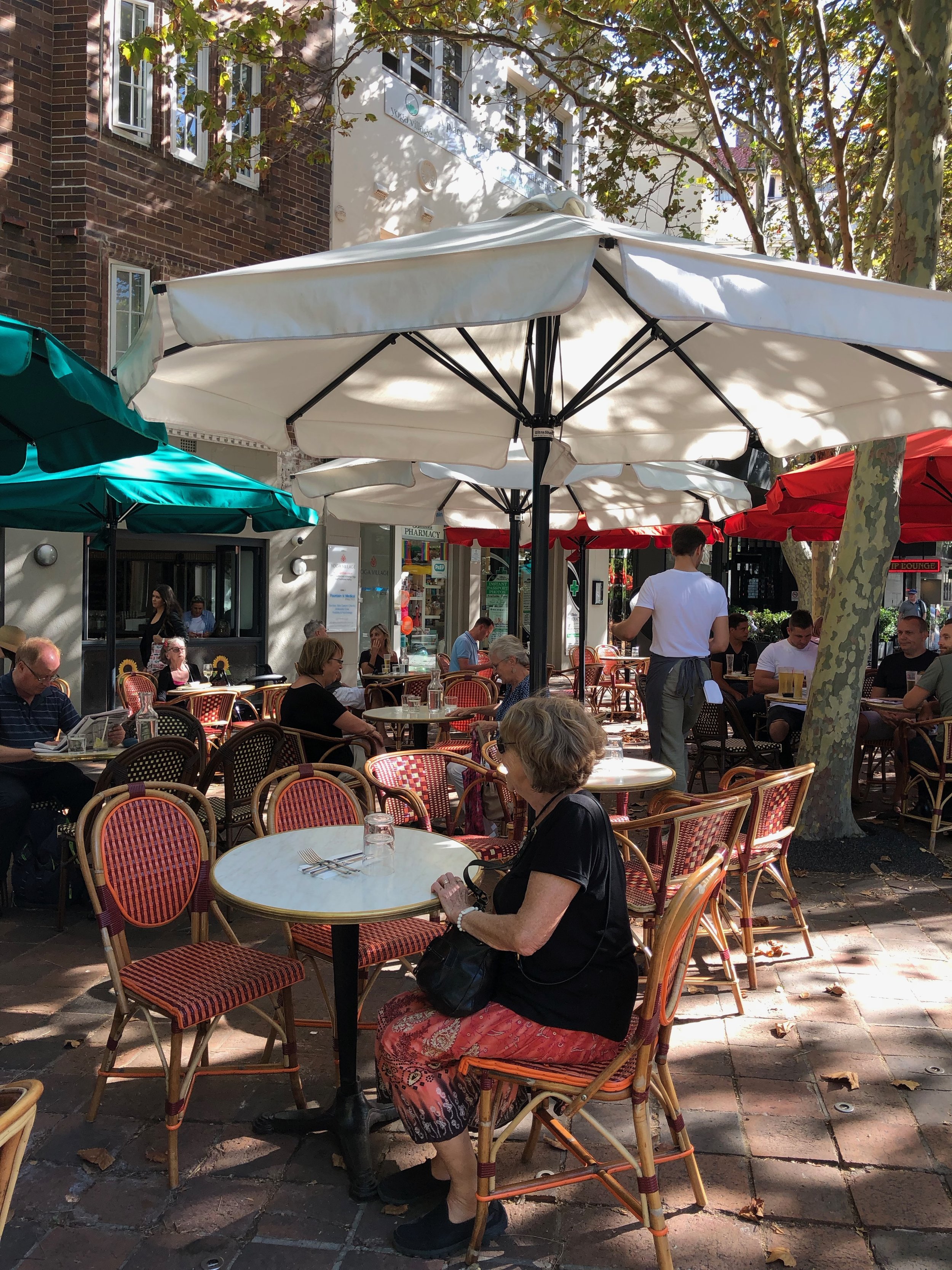 Shady, outdoor cafes all over Sydney