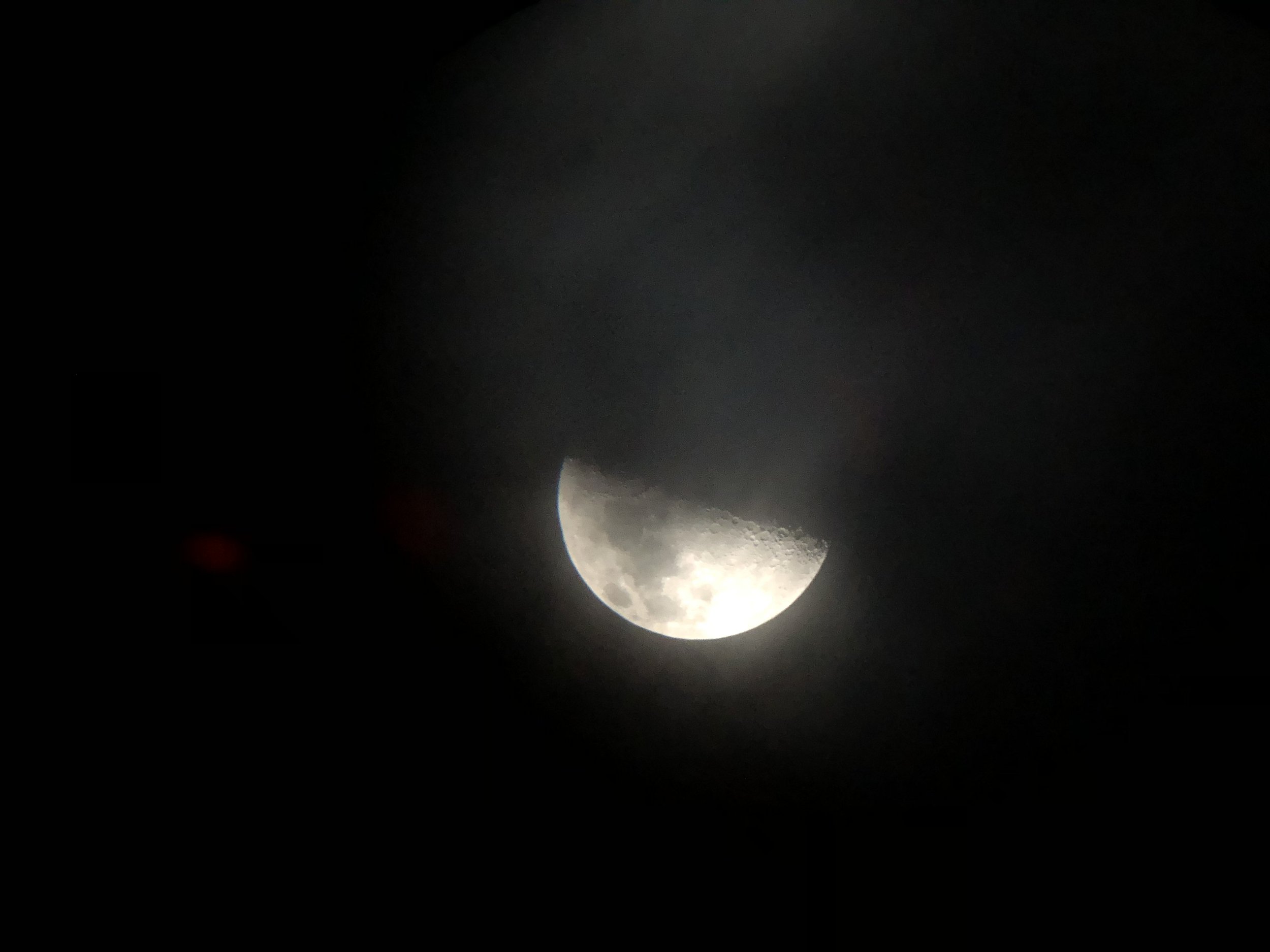 The moon, taken on an i-phone via a telescope!.jpg