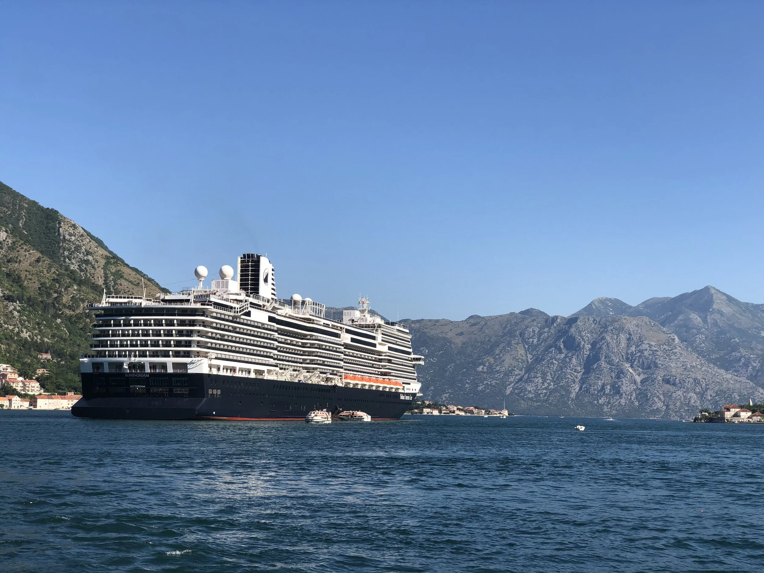 Koningsdam at Kotor, Montenegro.