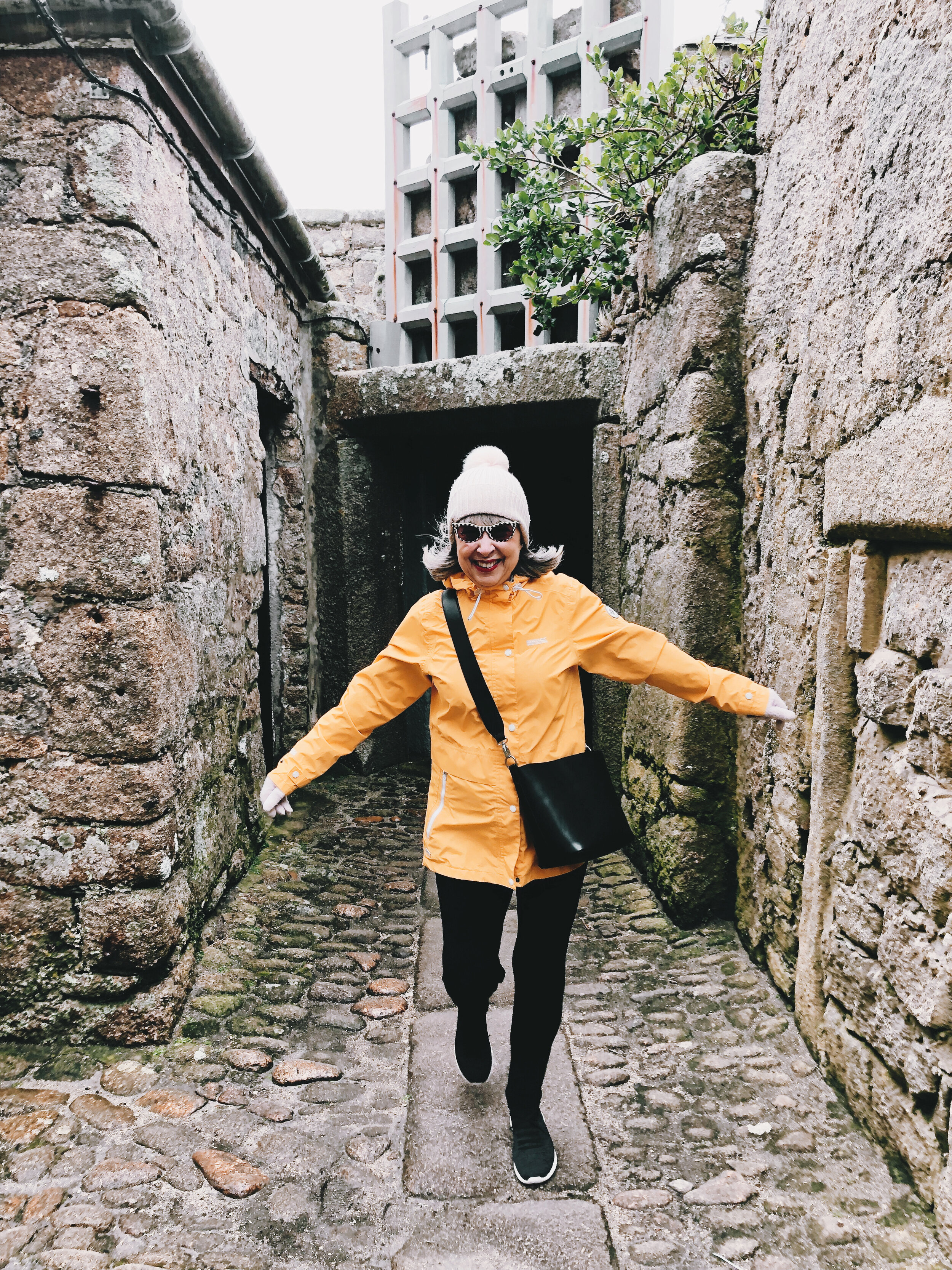 Charity shop rain-proof jacket, £8!