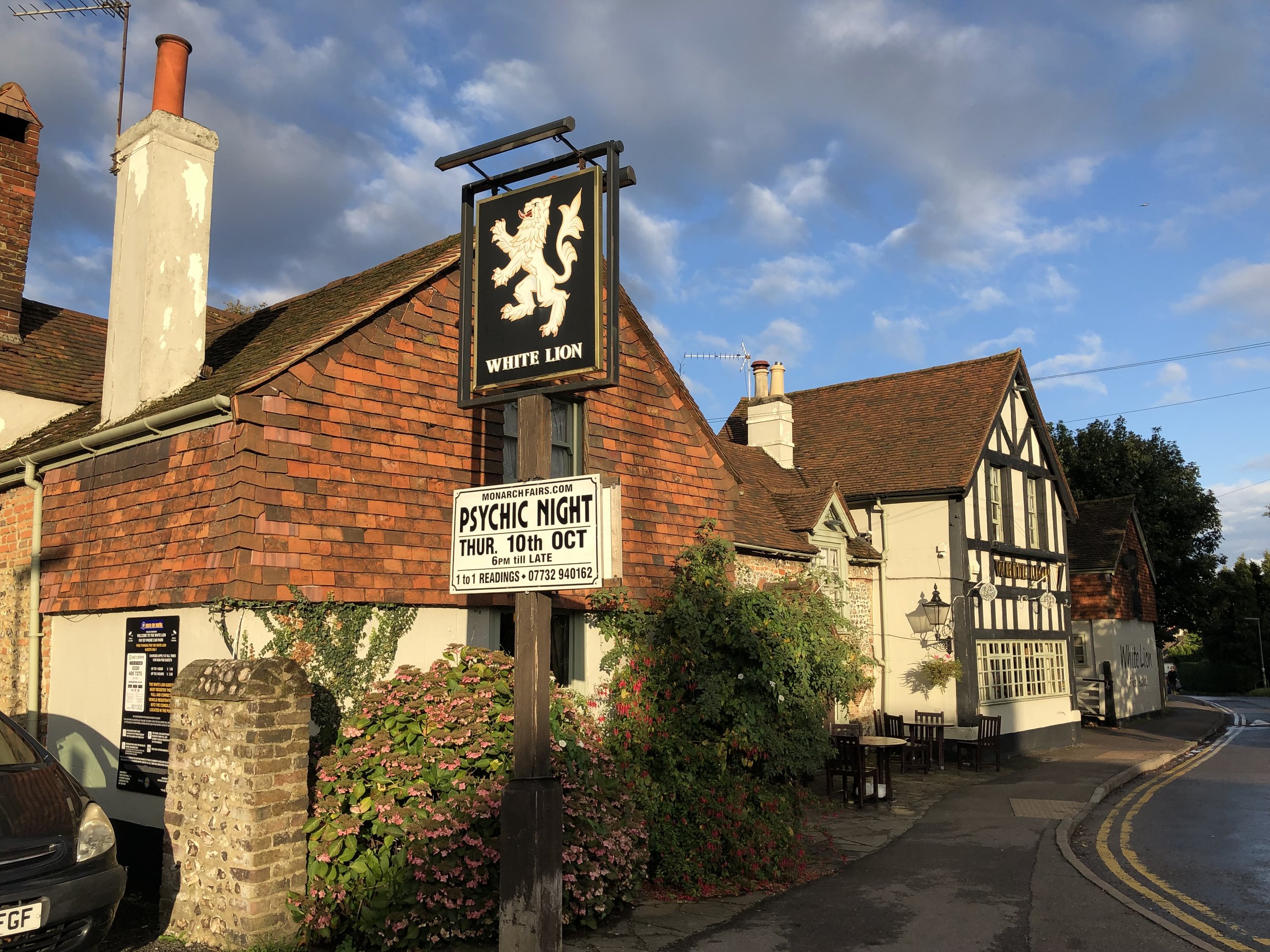 The local pub in Warlingham.