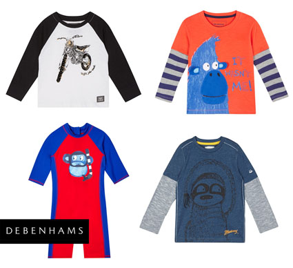 some great GNM kids prints found in debenhams