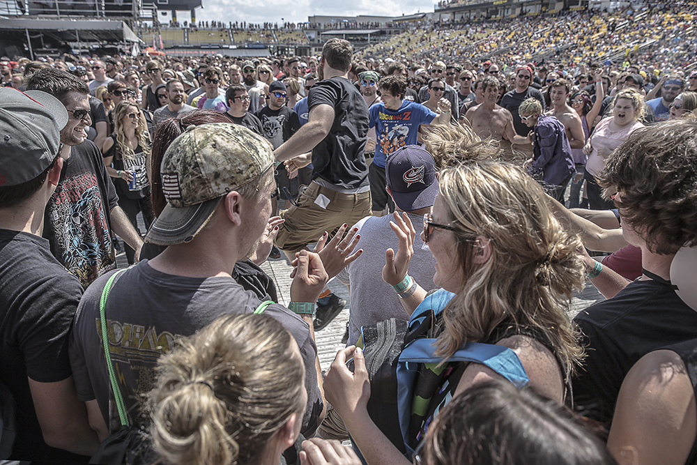 While we have hardcore punk to thank for the mosh pit, these metal heads have refined it.