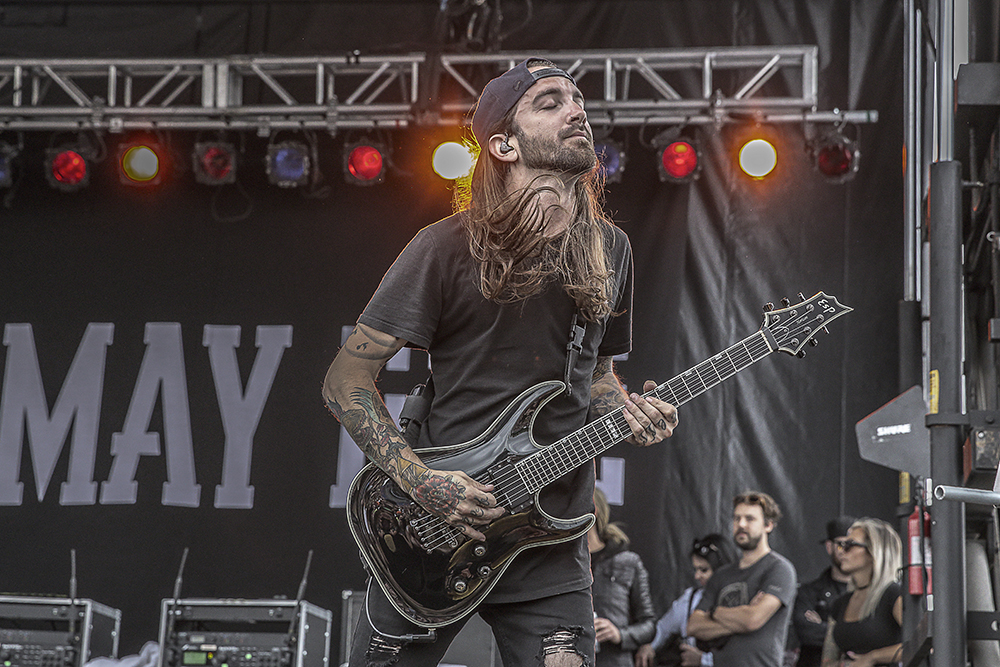 Memphis May Fire had a loyal group of followers that convinced me to stick around for their set. Keep an ear out for these guys!