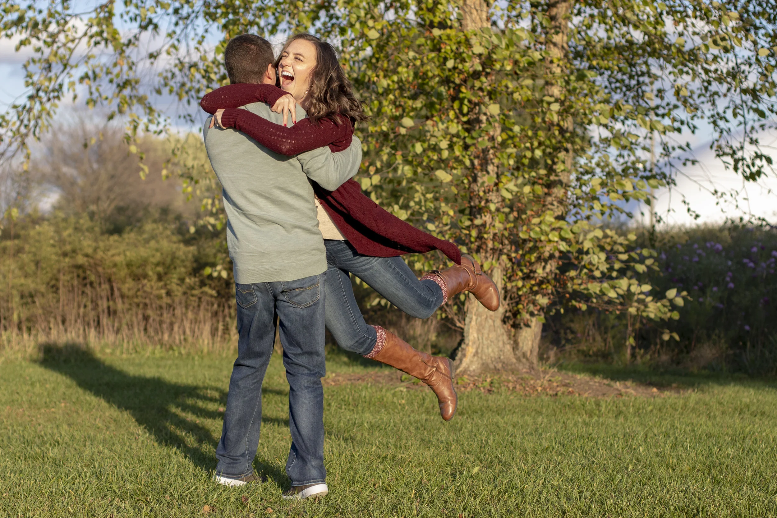 Greg-swinging-Kelsey-Engagemet-Session-Homestead-Park-Hilliard-Ohio-Harry-Acosta-Photography.jpg