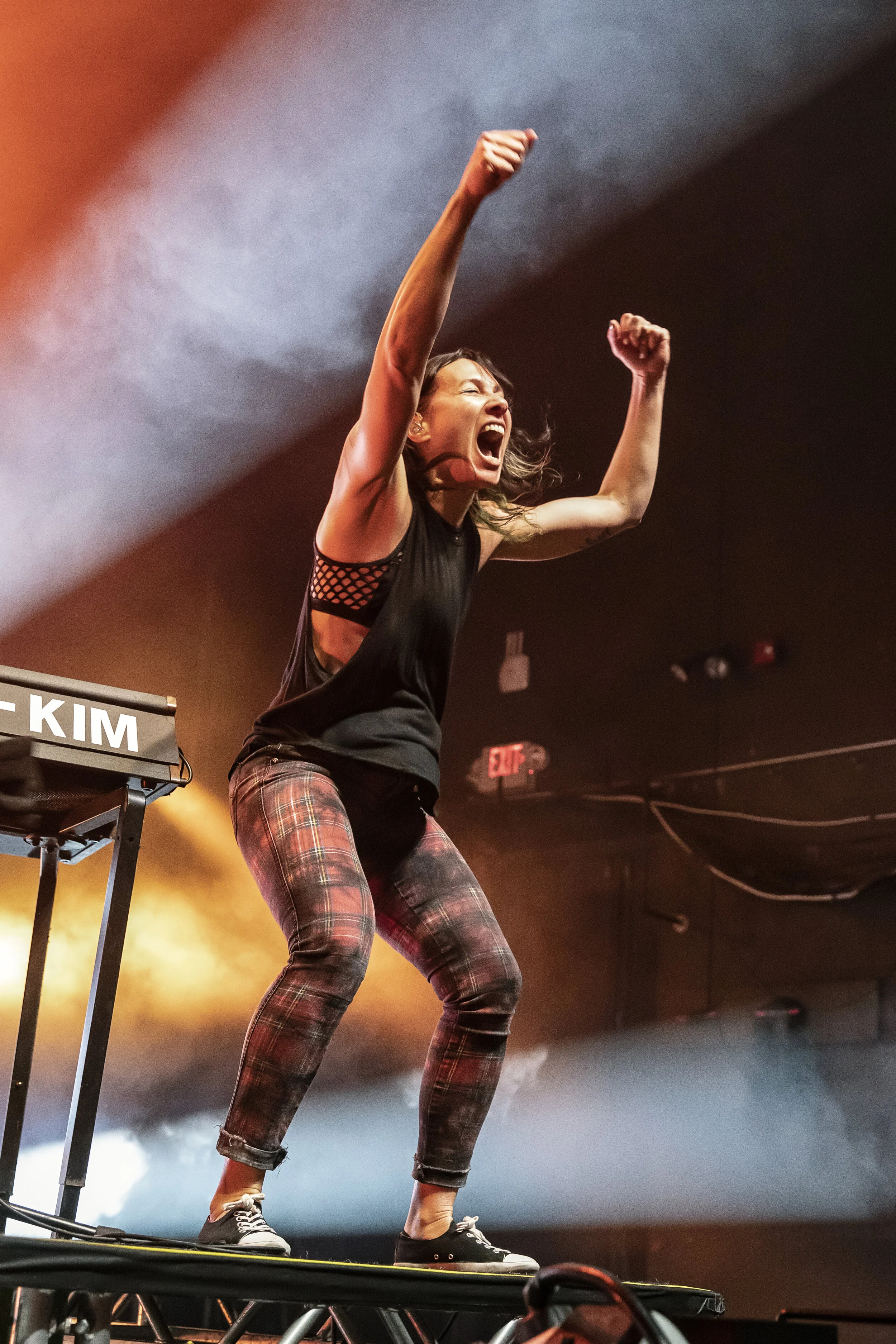 Kim Schifino, Matt &amp; Kim— Express LIVE!, April 20, 2018