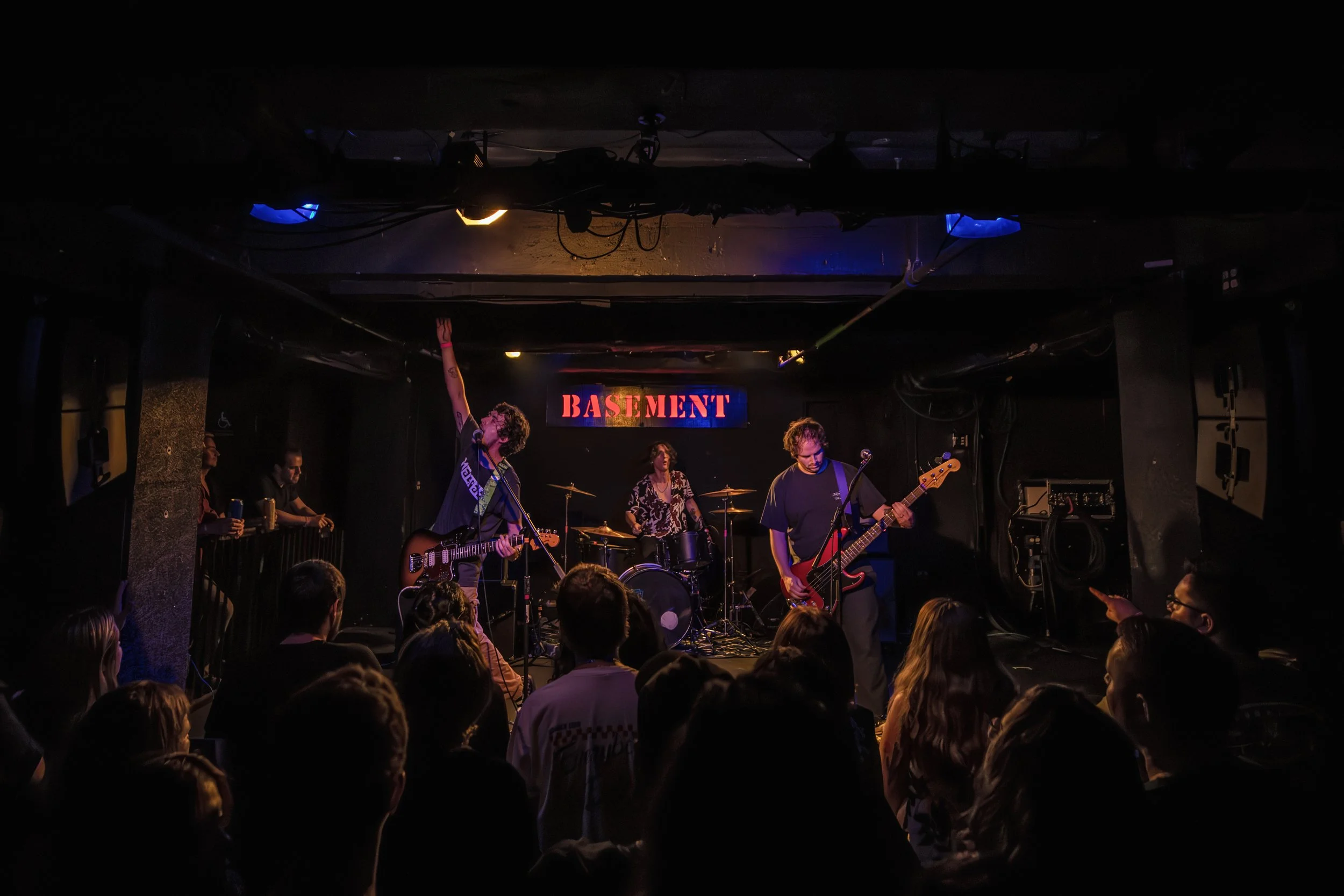 Music photography in The Basement