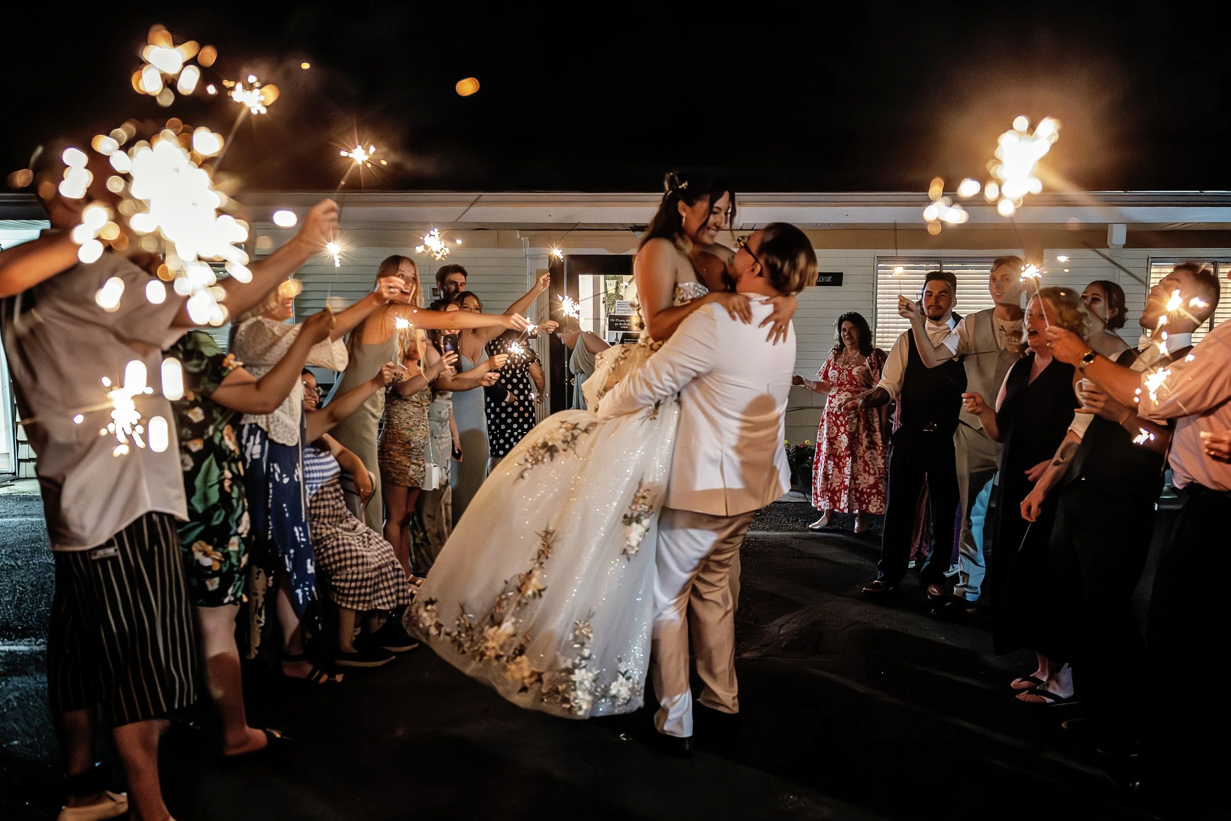 Sparkler Send Off Wedding Photography © Harry Acosta Photography 1 of 1.jpg
