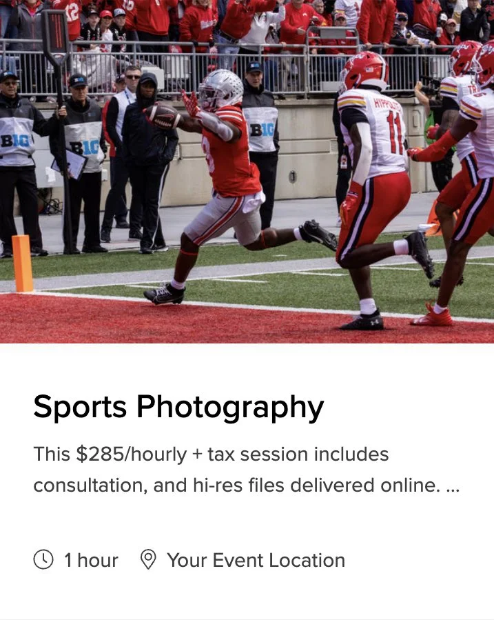 Columbus Sports Photography Sessions