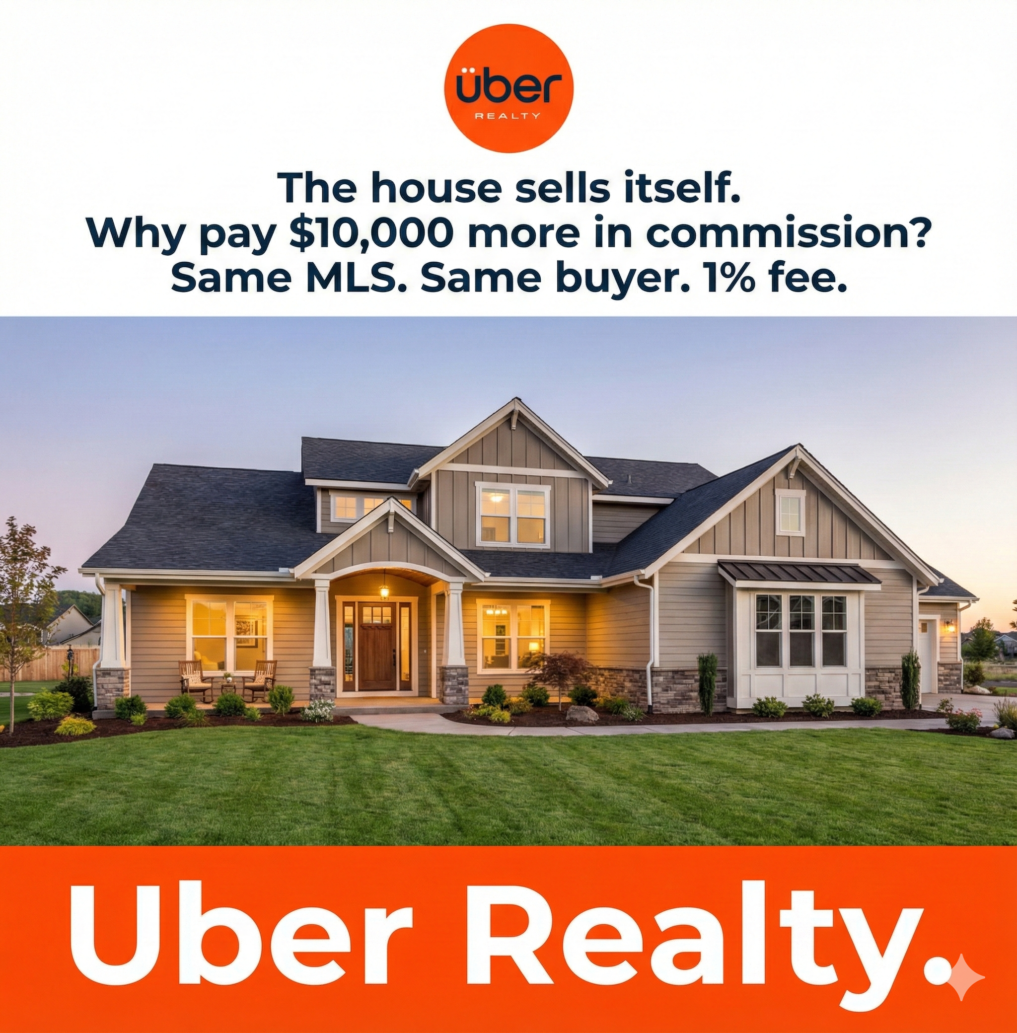 The House Sells Itself, So Why Pay $10K More?