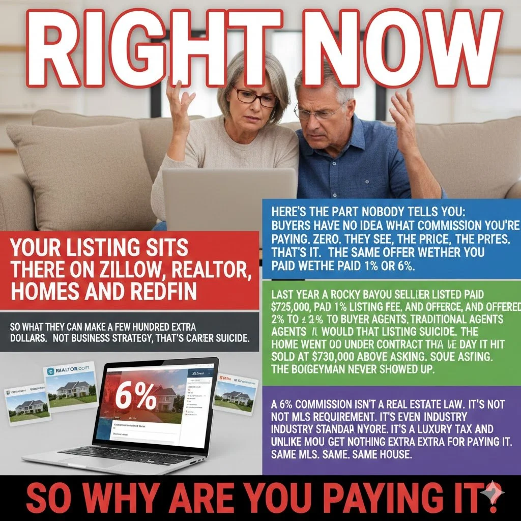 5-6% is The Luxury Tax Nobody Told You About: Agents Won't Show Your Home Is a Fear Tactic
