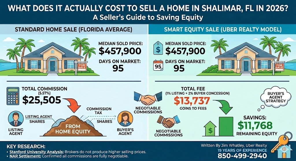 What Does It Actually Cost to Sell a Home in Shalimar, FL in 2026?