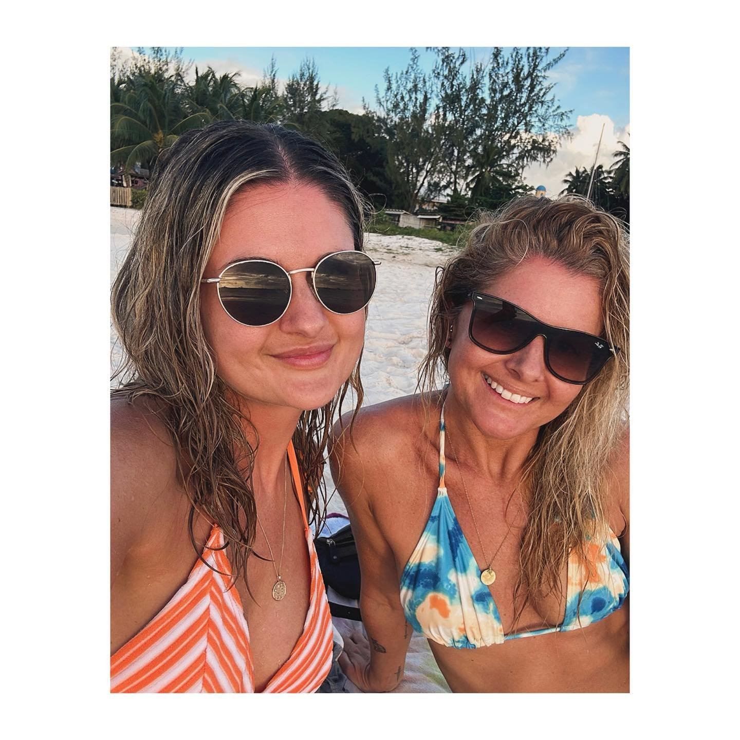 Only my little sis and number one sidekick @katie_childs could get stung by a Jelly Fish, bitten all over by 🦟, stub her toe, have a big 🪳 run over her face when she&rsquo;s sleeping and blister her big toe kicking a poisonous apple&hellip;. Here&r