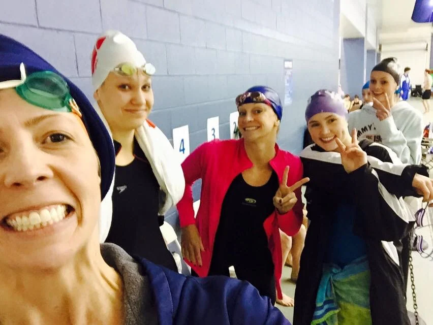 50 Free ready room shenanigans 2015 state champs meet taken by Kerry Lindauer