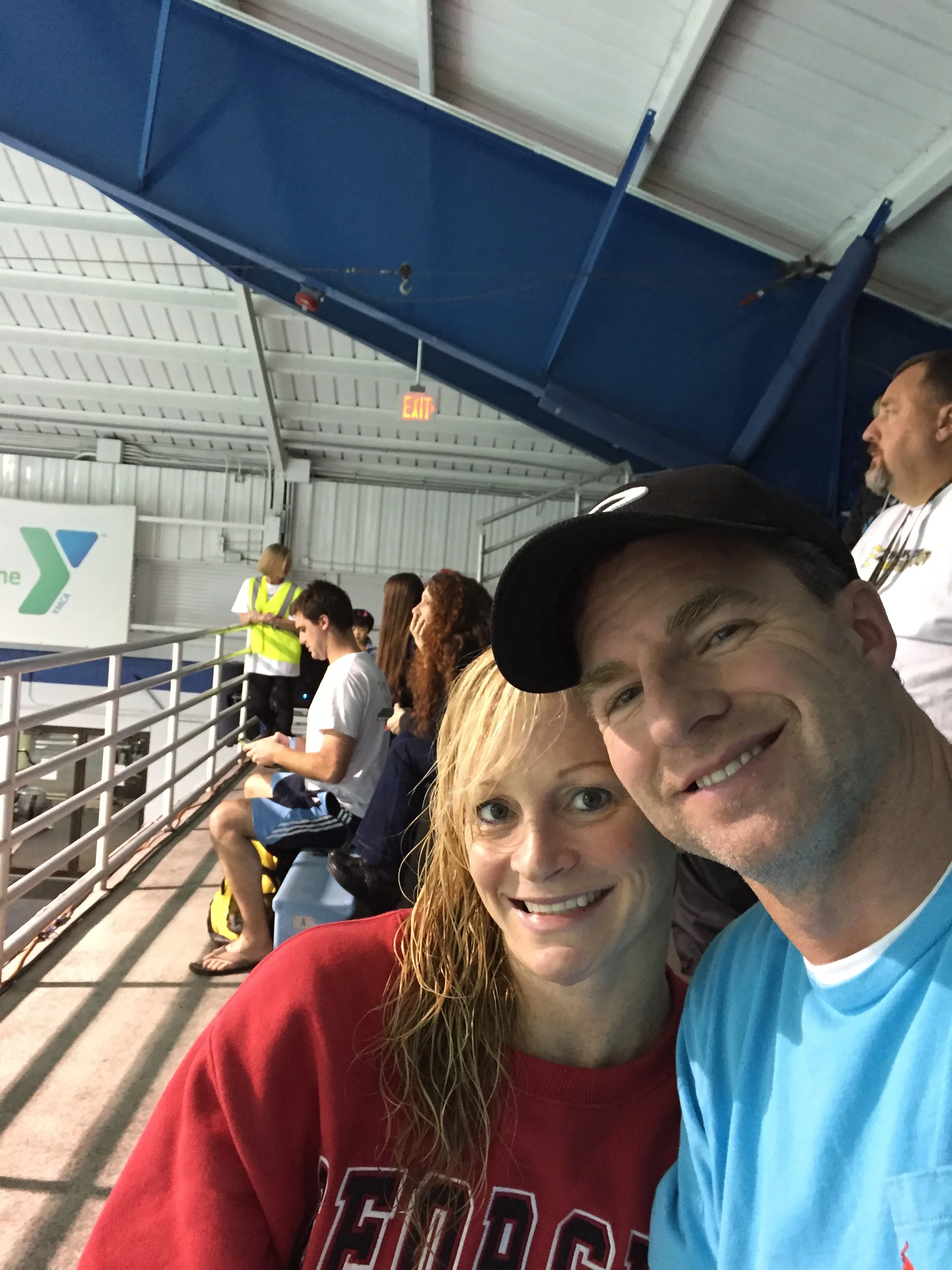 Erika with her biggest supporter and husband, Eric.