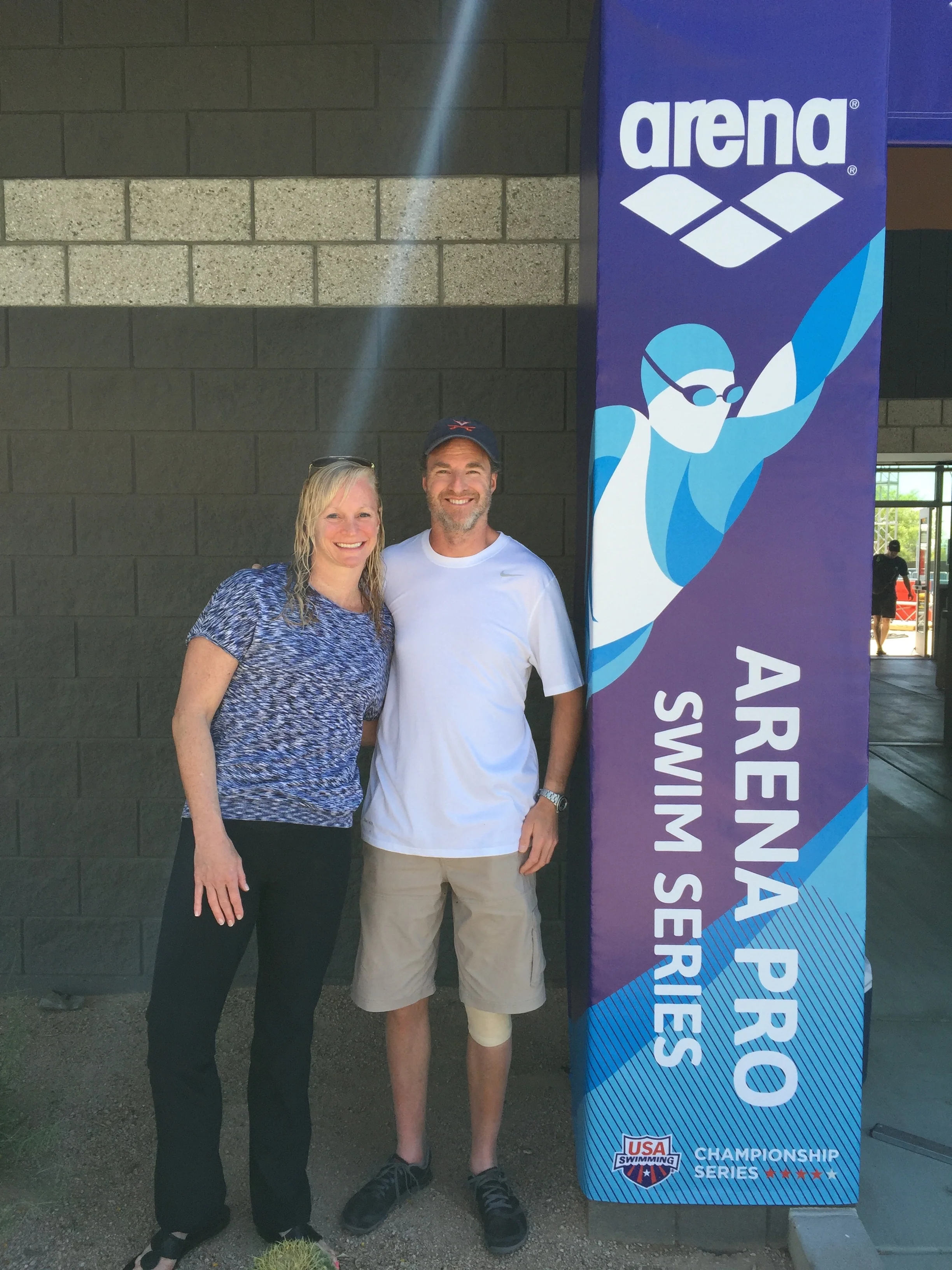 Erika & Eric Braun - 2015 Mesa Arena Pro Swim Series