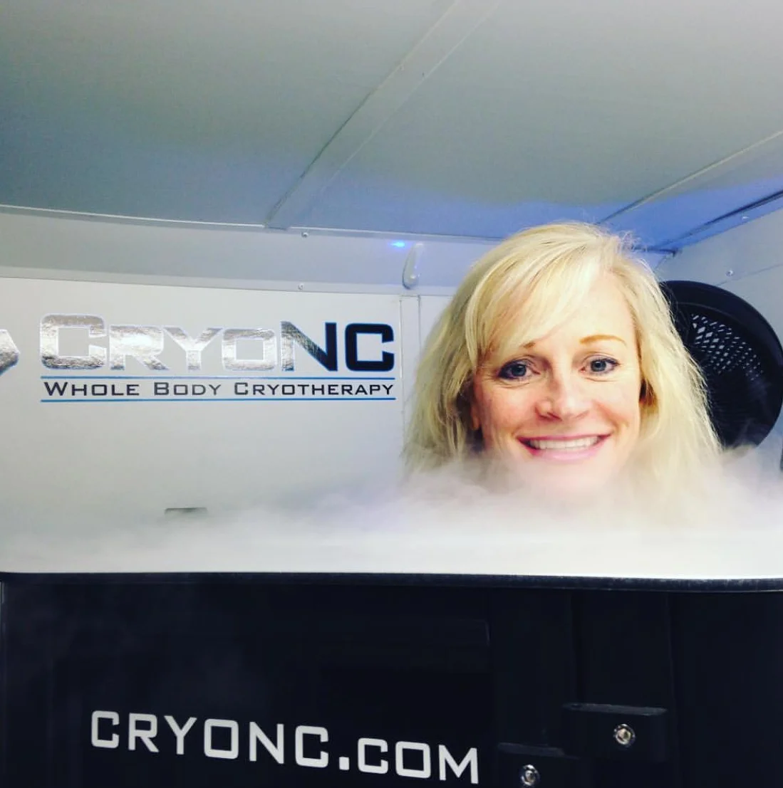 3-minute cryotherapy session