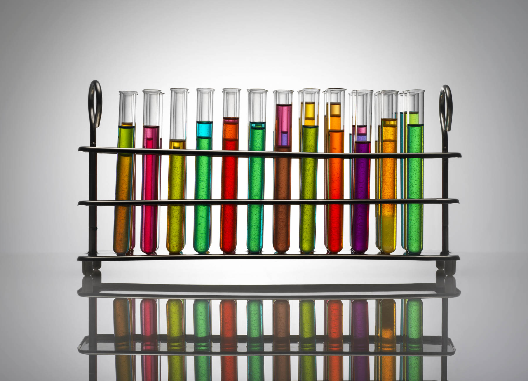 Coloured Test Tubes