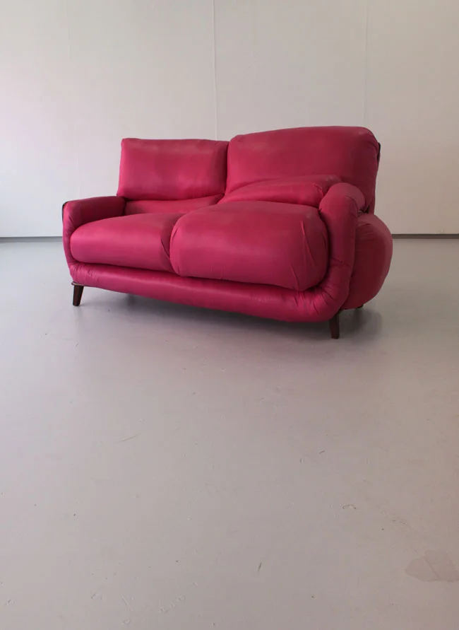 Sofar 2012 120 x 210 x 150cm wood, metal, foam, fabric annihilated