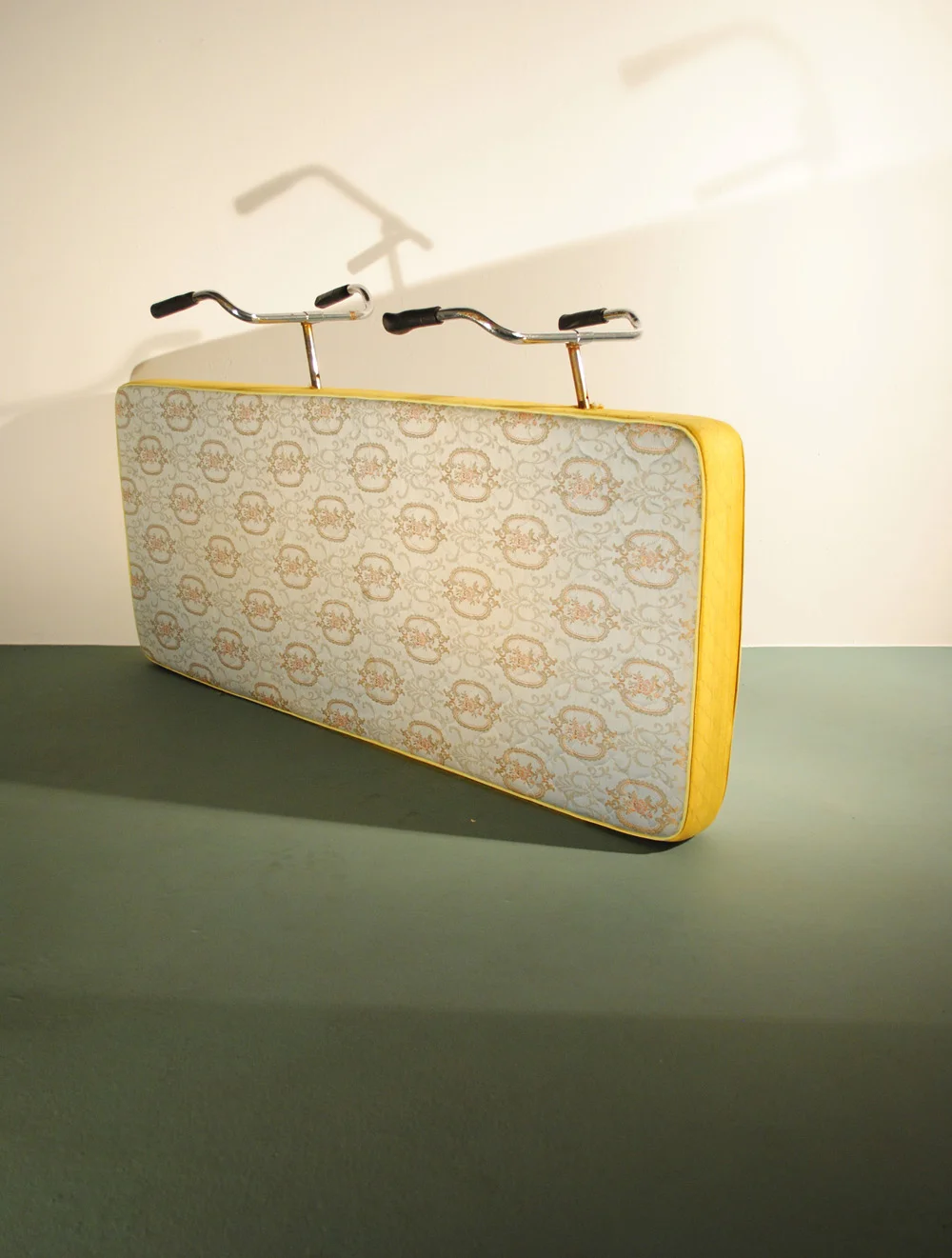 Tandem 2011 78 x 50 x 185cm mattress, metal, plastic