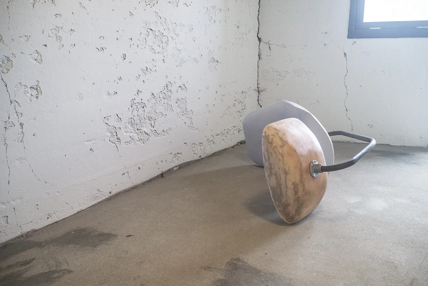 Hey Mister Charles 2019 55 x 100 x 70 cm foam, acrylic one, steel, paint, wood