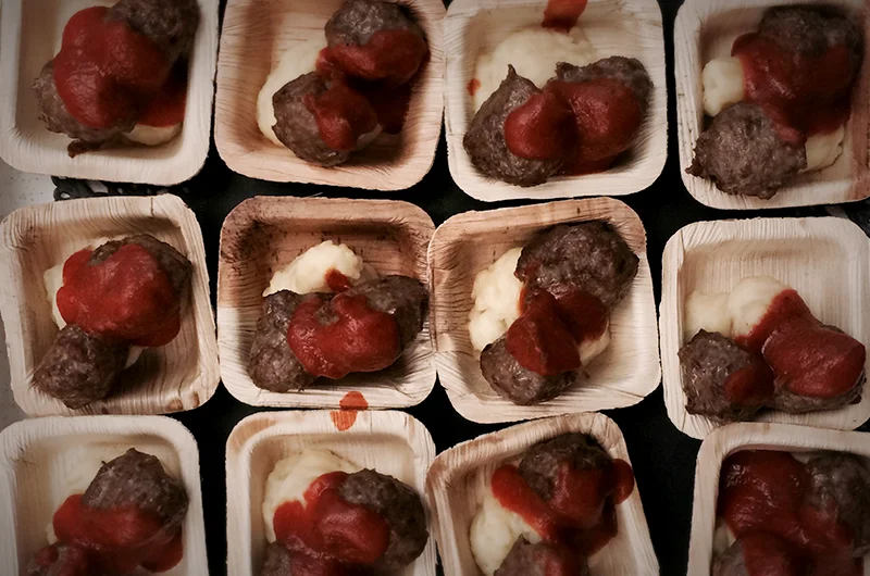  Italienske kjøttboller med potetmos - Oppskriften finner du i LavFODMAP - Magevennlig mat.