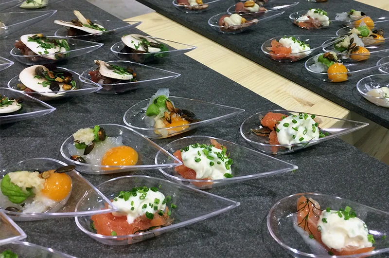 Veldig god frokost servert av Vaaghals resturant på pressefrokost for Gave- og interiørmessen.