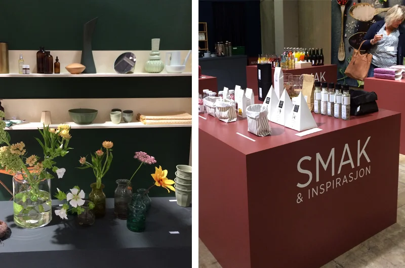 Mye inspirasjon både for interiør, design og smak på Gave- og interiørmessen.