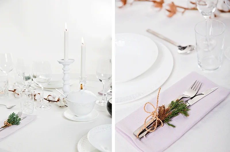 Styling "Hvit vinterfest" for Studio nr.4, 2012. Styling: Julia Edin Design Foto: Vegard Giskehaug