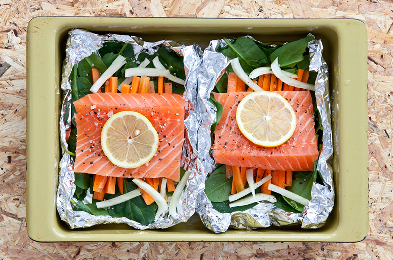 Raske fiskepakker! Foto: LavFODMAP - Magevennlig mat ved Espen Edin Døhlen