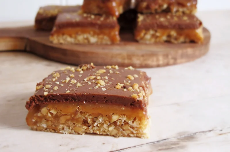 Snickerskaken er min personlige favoritt kake! Foto: Julia Edin