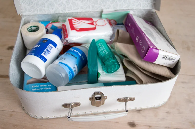Få oversikt over hva du har og hva du trenger, slik at du kan handle inn både riktige medisiner og det du trenger av førstehjelsputsyr.