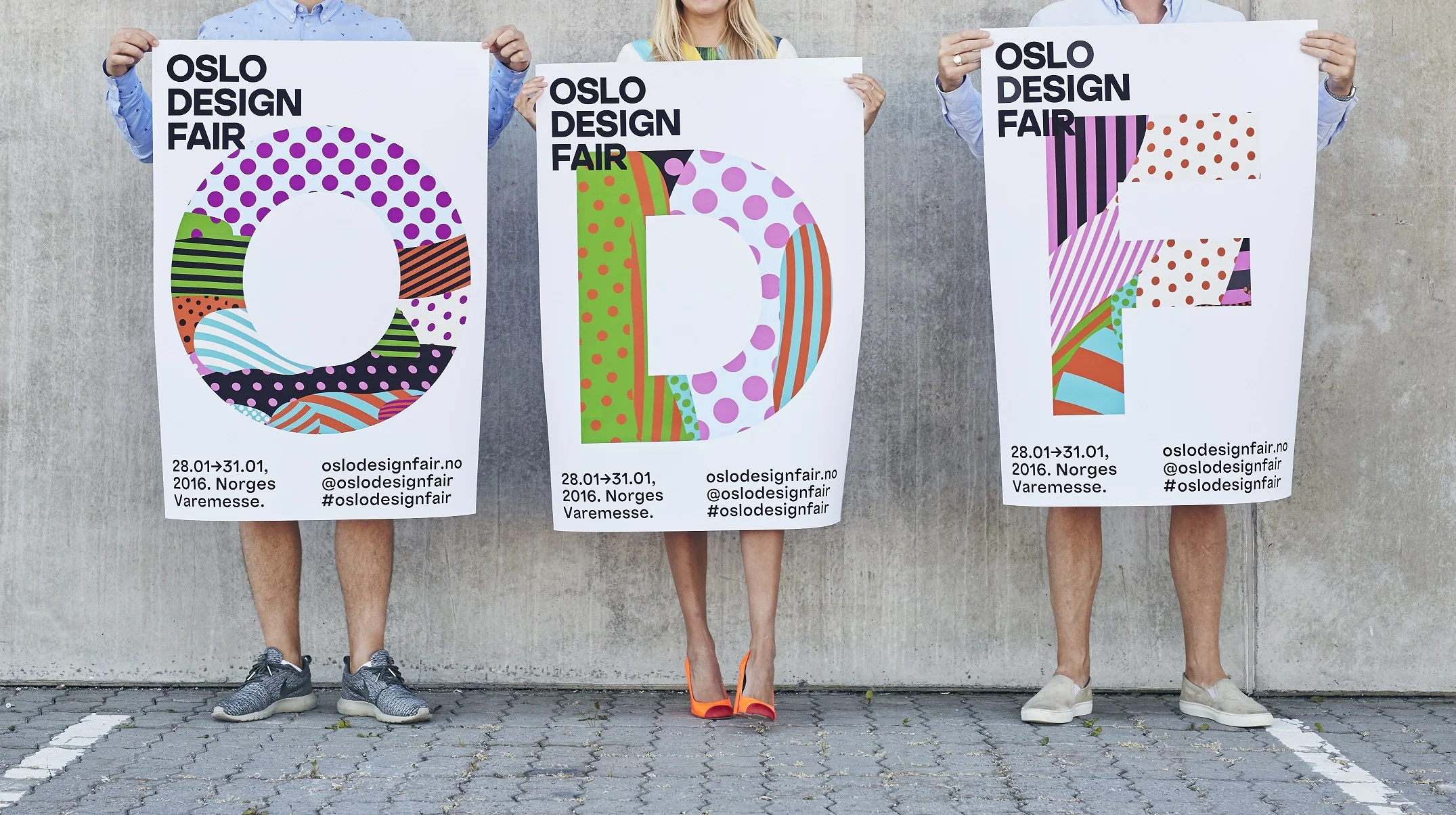 Oslo Design Fair´s nye logo. Designet av Bjelke+Yang. Foto: Einar Asla