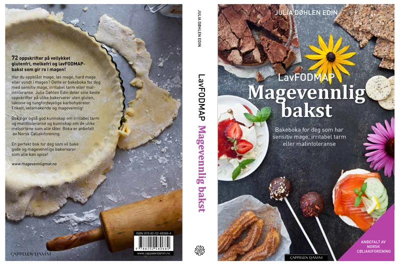 Omslaget på boken. Det gjenstår enda noen små tekst-detaljer, men sånn vil den altså se ut. Hva synes du? En fin oppfølger fra Magevennlig mat? 