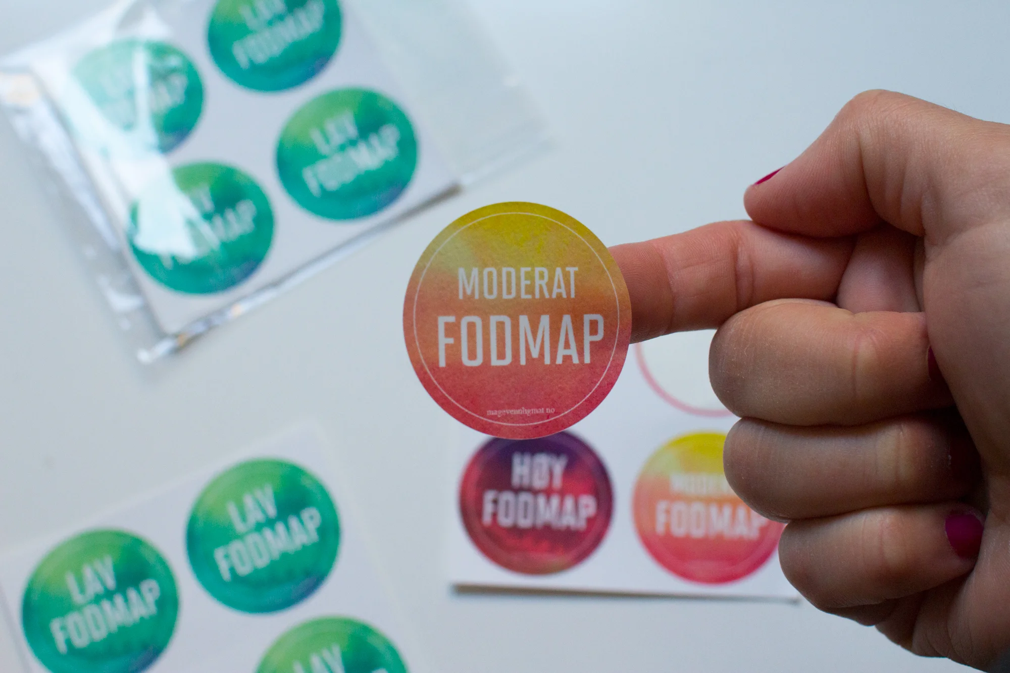 FODMAP - Klistremerker 