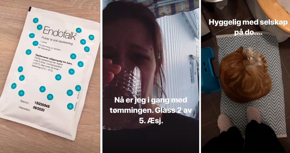 Snap-shots fra instastory der jeg delte hele dagen.&nbsp;