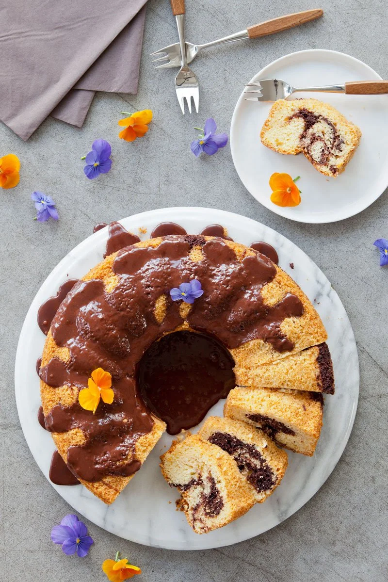 Glutenfri marmorkake